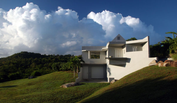 Casa Angular with beautiful clouds