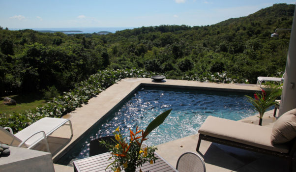 Pool view at Casa Angular