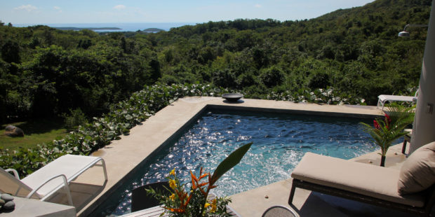 Pool view at Casa Angular